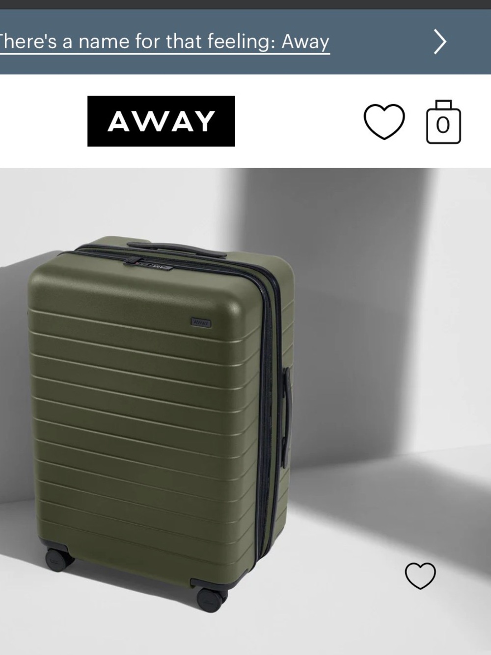 AWAY Hardshell Medium Flex Checked Suitcase